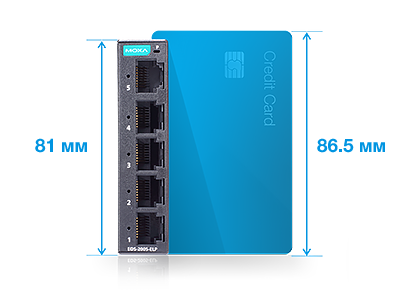 credit-card-sized unmanaged switches